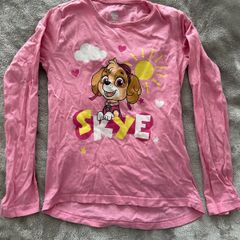 Long sleeved top for a girl, 122/128 cm, 6-8 years