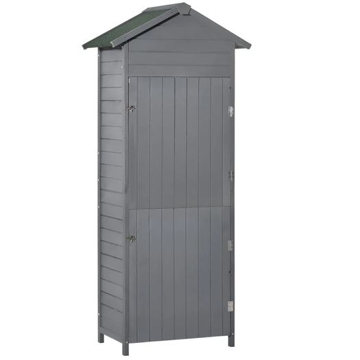 Wooden Shed Utility Timber Garden Storage Roof Tool Cabinet Lockable (FREE SHIPPING)
