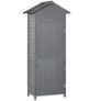 Wooden Shed Utility Timber Garden Storage Roof Tool Cabinet Lockable (FREE SHIPPING) Image 2