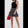 skirt Bnwt misguided black polka dot skirt size 12 Image 6