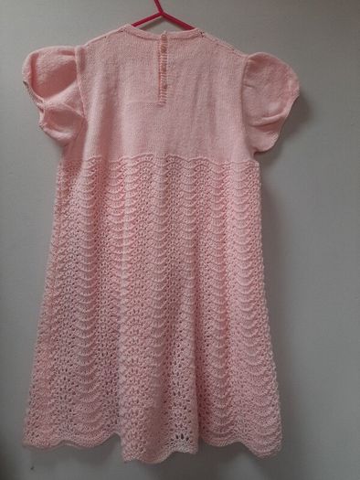 vintage childs knitted dress