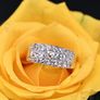 Antique Art Deco Diamond Ring - Eternity / Diamond Band Image 3