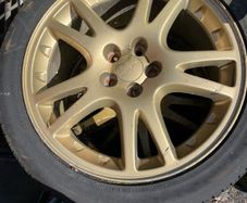 Subaru Impreza new age 17" wheels gold