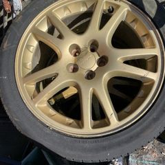 Subaru Impreza new age 17" wheels gold