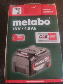 Metabo 18v / 4.0Ah battery NEW