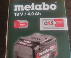 Metabo 18v / 4.0Ah battery NEW
