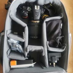 Nikon D5300 DSLR Camera Bundle 2 Nikon Lenses Accessories