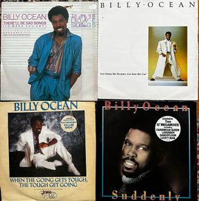 Billy Ocean 12 inch singles in vg condition 3 euros each or all 4 for 10euro