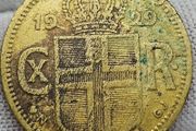 Island 1929 1 Krona Rare Coin