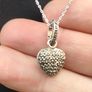 New and boxed Sterling Silver Swarovski Marcasite pendant set Image 2