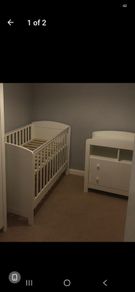 cot and changing unit