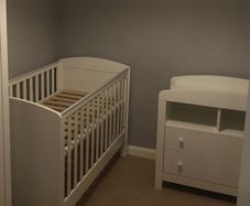 cot and changing unit