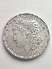 1921 Silver Morgan dollar