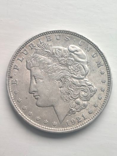 1921 Silver Morgan dollar