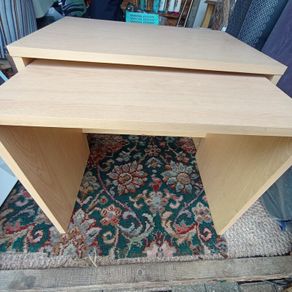 Pair of wooden side tables