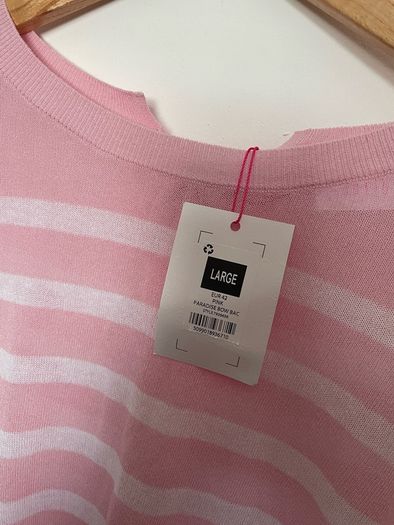 Savida pink white now back top size 14 - New