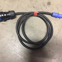 Powercon to 16amp Power 3x2.5mm Ho7 Cable 16a-Powercon