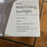 Lights wall ceiling spotlights x 2 black nickel metal brand new Image 7