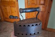 Old antique coal iron postage possible