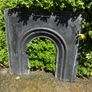 Cast Iron Open Fire Black Panel Fireplace Image 2