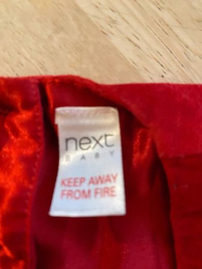 Gorgeous velvety red dress from Next