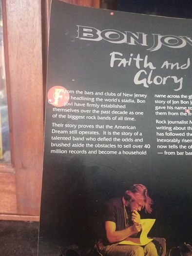 BON JOVI - The Full Story- Faith & Glory