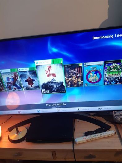 Xbox 360 Slim 1TB RGH Modded With 100s Of Games