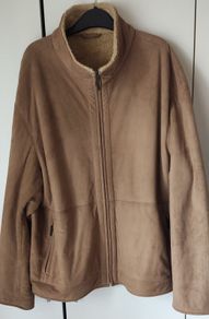 Men's MILESTONE "Roxas" Faux Shearling & Suede Winter Jacket Size 54 (XL) Excellent Condition