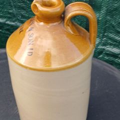 Vintage Stoneware Flagon