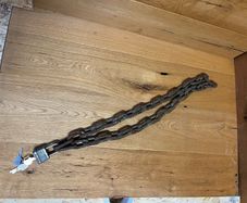 motorcycle bike motorbike chain and lock