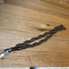 motorcycle bike motorbike chain and lock