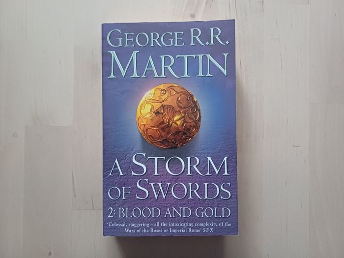 Game of Thrones Vol 3 - A Storm of Swords Book 2 by George R.R. Martin (Fantasy Paperback 2003)