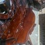 Rococo revival mahogany console table with mirror Image 7