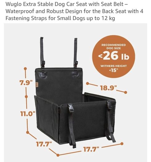 Dog Car Seat (Wuglo)