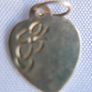Vintage 9ct Yellow Gold Heart 375 Hallmark Image 2
