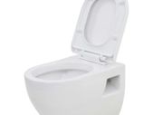 Wall-Hung Toilet Ceramic White