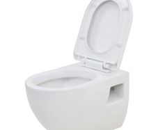 Wall-Hung Toilet Ceramic White