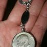 1966 Kennedy Silver Half Dollar key ring Image 2