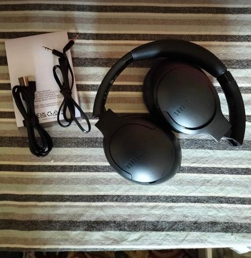FREE EXPRESS SHIPPING Bluetooth Headphones Over Ear, 90H Playtime, Bluetooth 5.3 Wireless Headphones with 3 EQ Modes, HiFi Stereo Bass Sound, Built-in Mic, Soft Earpad, Foldable Headphones