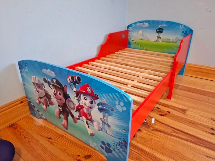 Paw Patrol Kids Bed 70cm x 140xm