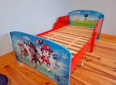 Paw Patrol Kids Bed 70cm x 140xm