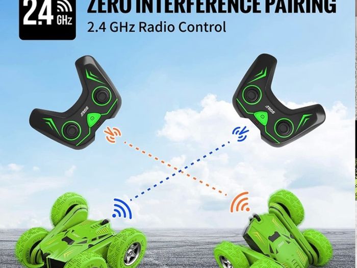 Stunt Car Toys, Direct Charge Remote Control Car with 2 Sided 360 Rotation Gifts for Boys Girls Kids MULTIPLE COLOURS AVAILABLE (FREE POSTAGE)