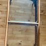 Large vintage rattan and wicker coffee table Image 4