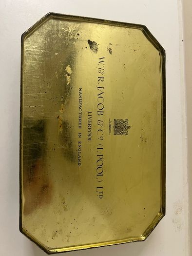 Vintage Jacobs Biscuit Tin - Royal Windsor Coronation - Made in Liverpool England 1953