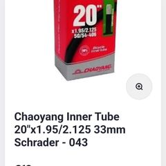 20 inch bike inner tube