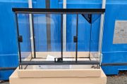 Glass Terrarium with Mesh 50x30x40 F