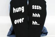 Hung Over, Ssshhhhh Funny Socks