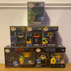 Batman Bundle ( Funko pops + 2 Tees)