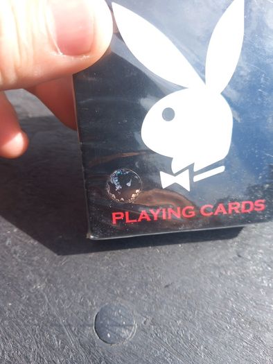 Playing Cards PlayBoy 2003 gift present display decor original sticker deck of cards box