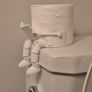 "TP-Buddy" Character Toilet Paper Holder - Whimsical Bathroom Wall Decor - Unique Housewarming Gift - Fits Standard & Mega Rolls - Fun Modern Bathroom Art Image 2